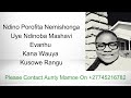 Ndino Porofita Nemishonga Uye Ndinoba Mashavi Evanhu Kana Wauya Kusowe Rangu
