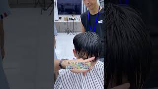 haircut teaching 現場教學版小碎蓋劉海裁剪分享，大家可以保存視頻觀看學習！男發剪發教學