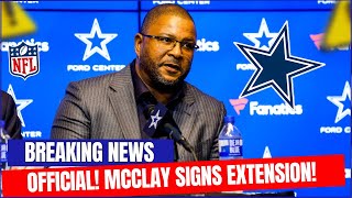 Cowboys and will mcclay reach a deal to keep the team strong for years!