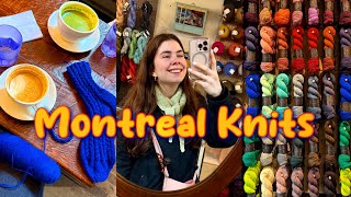 Back home to Montreal, Yarn Haul with knitting plans 💖✨