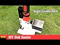 Disk sander Diy dari gerinda tangan