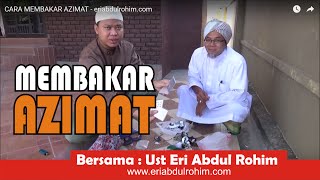 MEMBAKAR JIMAT DAN RAJAH - eriabdulrohim.com