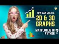 How can create 2D and 3D graphs using Matplotlib in Python?