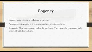 1.4 Cogency