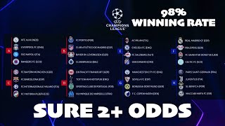 UEFA CHAMPIONS LEAGUE PREDICTIONS [2+ ODDS ] BY @giopredictor