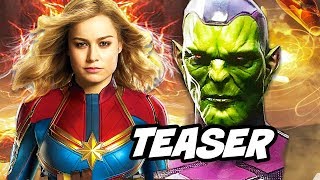 Captain Marvel Teaser - Official First Look and Story Explained
