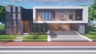 【Minecraft】 Modern House TutorialㅣModern City #3