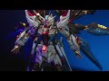 mgex strike freedom gundam beautifully overpriced │ painted gunpla review