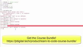 Variables/Variable Naming Rules | Learn to Code with Python #8