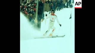 SYND 26/02/80 LAKE PLACID WINTER OLYMPICS MEN'S SLALOM AND FIGURE SKATING