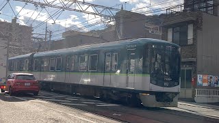 【道路に京阪電車！？】京阪京津線 800系 路面走行シーン【4K高画質】