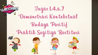 1.4.a.7 Demonstrasi Kontekstual - Budaya Positif - Praktik Segitiga Restitusi