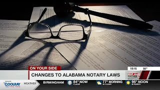 Changes to Alabama notary laws