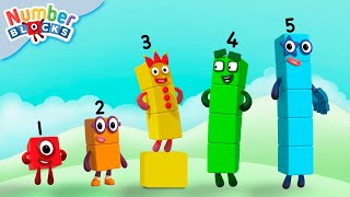 📖 Simple Sums 1 to 5 | Counting for Kids | 12345 | Numberblocks