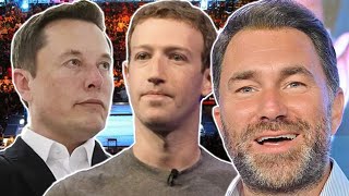 Eddie Hearn dying to promote Elon Musk vs Mark Zuckerberg! Reveals Francis Ngannou talks & more!