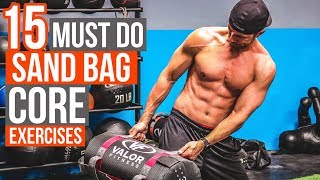 GREAT LOOKING ABS  |  15 Must-Do Sand Bag Core Exercises