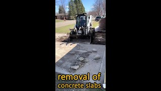 Testing Bobcat A770  , hard concrete ...