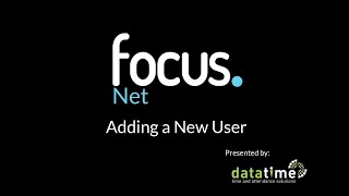 Focus Tutorial | Add New Net User