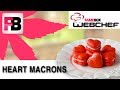 #fame food -​​ Heart Macroons - Easy recipe by Samina Patel