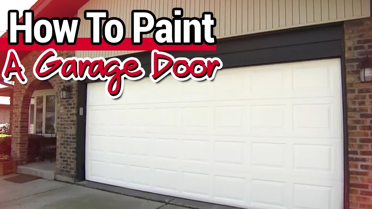 How To Paint A Garage Door - Ace Hardware - YouTube