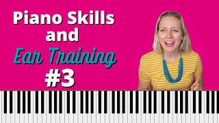 Piano skills and ear training exercises for beginners easy tutorial