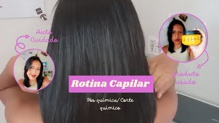 Rotina capilar Pós química/ Recuperando o corte químico.