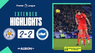Extended PL Highlights: Leicester 2 Albion 2