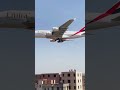 Watching the plane together 阿聯酋航空空客A380 800