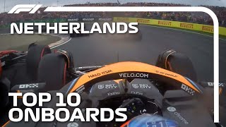 Rain Chaos, Fernando's Perfect Start And The Top 10 Onboards | 2023 Dutch Grand Prix | Qatar Airways