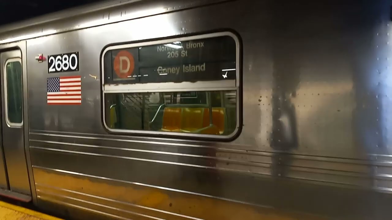 RARE! 96th Street-2nd Avenue Bound R68 (D) Train Via The (Q) Line At ...