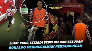 Marah Sampai Lorong Stadium‼️ Detik-Detik Ronaldo Meninggalkan Pertandingan Sebelum 90 Menit