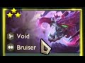 Baron Nashor gets stronger with each Void Star Level. I 3 starred ALL of them.