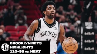 Brooklyn Nets Highlights vs. Miami Heat | 3/26/2022