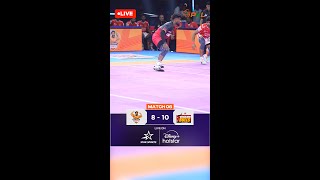 Ajinkya Pawar escapes the tackle to score a solid Raid Point | #ProKabaddiOnStar