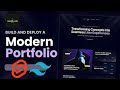 Build and Deploy an Amazing Developer Portfolio with Sveltekit | Svelte | Tailwind