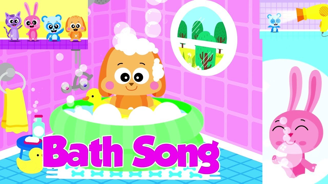 Fun Bath Time Song For Kids Youtube