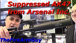 Suppressed AK47 from Arsenal Inc. - TheFireArmGuy