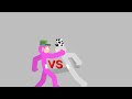 anne vs white tubby (stick nodes) (teletubbie vs teletubbie) (white tubby no gun vs anne no gun)