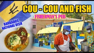 HOW TO MAKE COU COU AND FISH. Learn from the best, Fisherman's Pub Speightstown Barbados