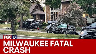 Milwaukee fatal crash; driver fleeing from police, ran red light | FOX6 News Milwaukee