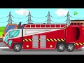 Future Garbage Truck | Car Garage Cartoon Car | Futuristic Remodel | Vehicles For Childrens