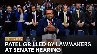Kash Patel Grilled By Lawmakers at Senate Hearing Over Epstein Files, Kirk Assassination | The View
