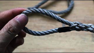 การถักหัวเชือกบ่วงบาศก์(Knot)