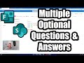 Multiple Optional Answer Questions from MS Forms to SharePoint List | 2022 Tutorial