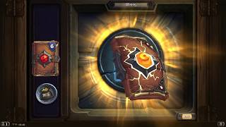 爐石戰記 狗頭人與地下城 9包卡包1包傳說  Hearthstone war card pack 10 packs 1 legendary