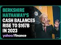 Berkshire Hathaway's cash balance rises to $167B in 2023, plus what it  means for future deals