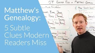 Matthew's Genealogy: 5 Subtle Clues Modern Readers Miss | Whiteboard Bible Study