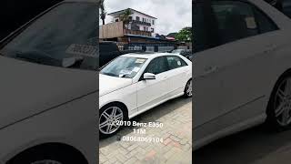 Full Options 2010 Benz E350 for Sale in Lagos  Buy and drive with nothing to fix! Price: 11,000,000