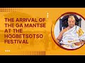 The arrival of Ga Mantse at the Hogbetsotso festival #Ga #Mantse #hogbetsotso