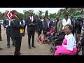 Machakaire intoducing DJ Ollah 7 and others to President Mnangawa